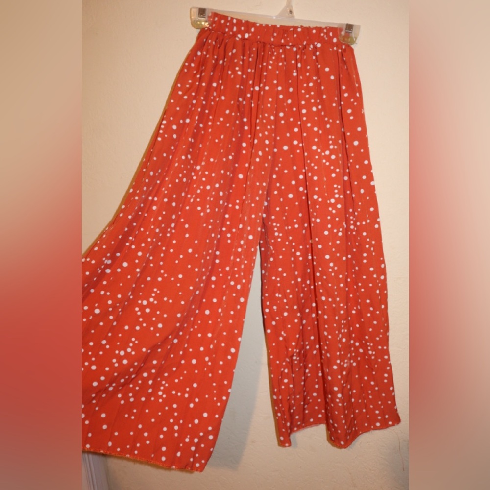 Polka Dot Wide-Leg Jumpsuit